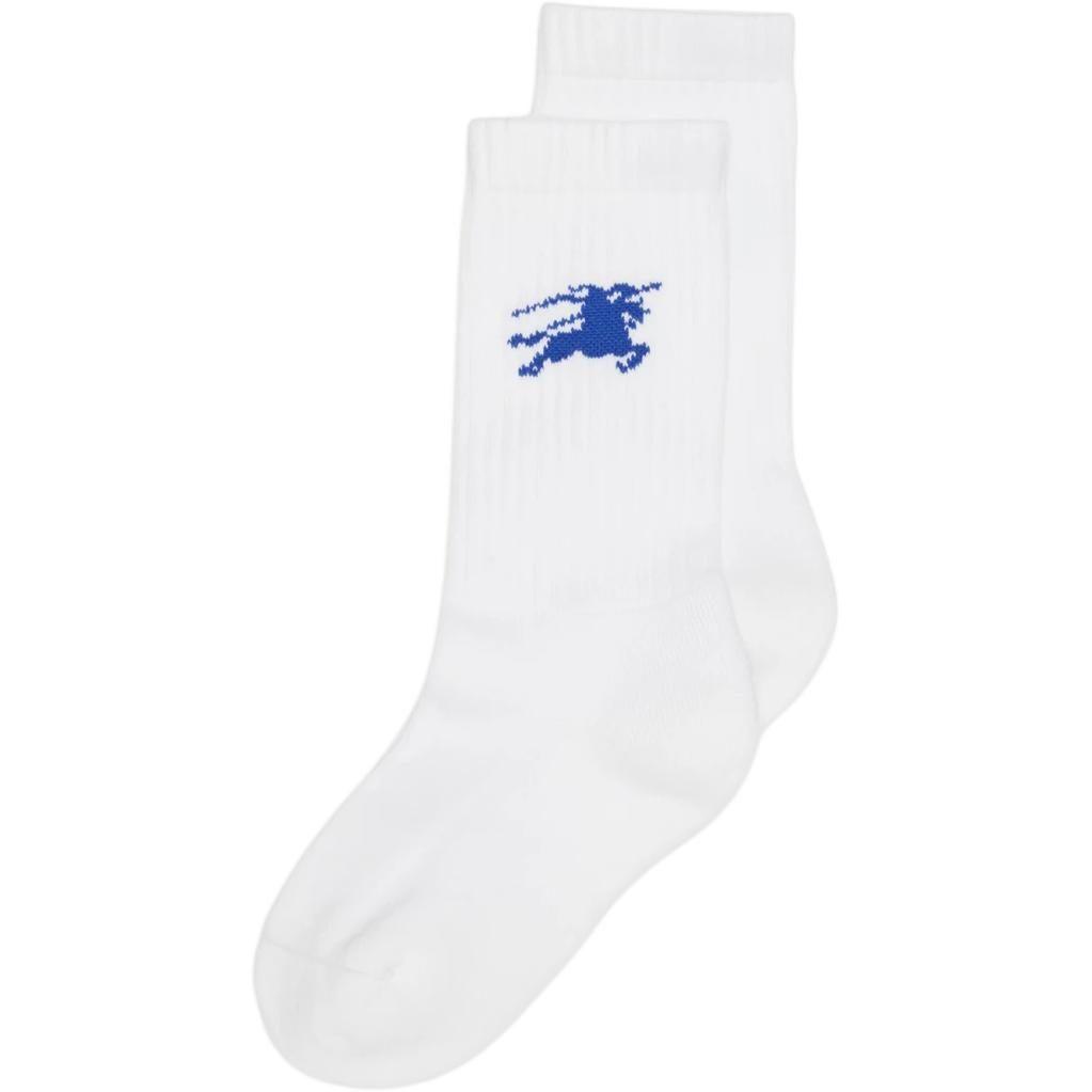 Burberry Crew Socks Unisex White 80955361