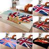 Retro British Flag Pattern Carpet Home Bedroom Hallway Floor Mat Non-Slip Washable Decorative Homestay Coffee Table Soft Rugs