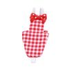 Bird Diaper Adjustable Red Grid Pattern Parrots Pilot Suit for Macaw Budgies ParakeetXS Red Grid