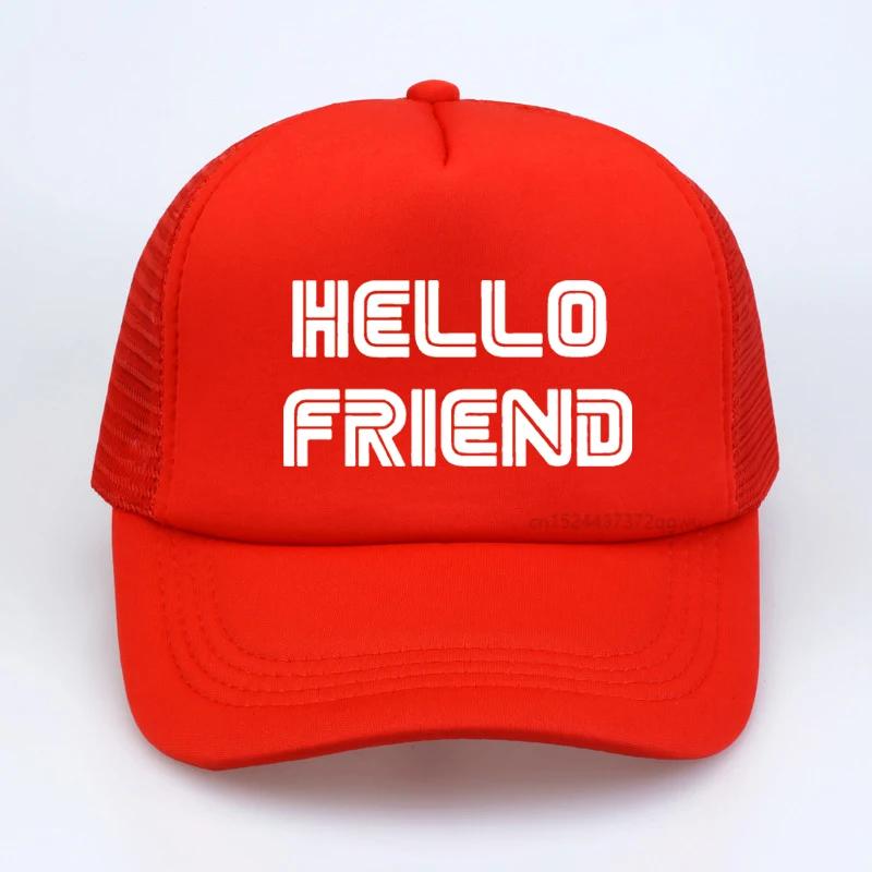 

Mr Robot Hello friend baseball cap hippie Hiphop hat anime boys graphic Mesh Breathable trucker hats Adjustable