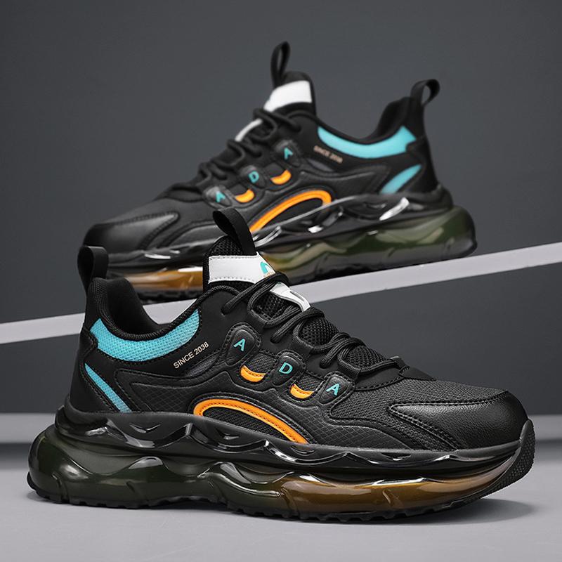 

Мужская обувь Putian 2025, новая весенняя молодежная спортивная и досуговая универсальная нескользящая обувь с толстой подошвой, увеличивающая рост, для бега и папы 44