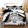 Kawaii Pipkin Pippa Bedding Set Single Twin Full Queen King Size Bed Set Adult Kid Bedroom Duvet cover Sets Anime Bed Sheet Set