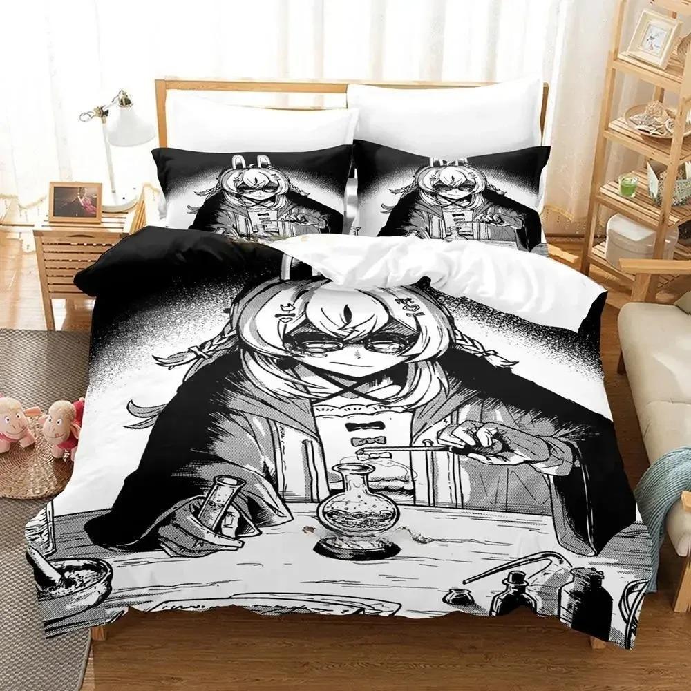 Kawaii Pipkin Pippa Bedding Set Single Twin Full Queen King Size Bed Set Adult Kid Bedroom Duvet cover Sets Anime Bed Sheet Set