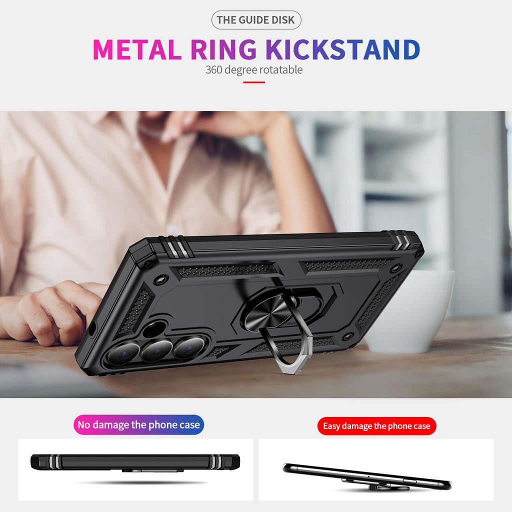 For Samsung Galaxy S26 Case PC + TPU Phone Cover with Kickstand