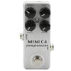 Compressor Guitar Effect Pedal Metal Silver Mini Compressors Pedals 4 Basic Controls