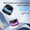 Portable Wireless Charger with Bass Surround Sound Speaker with RGB Light Band for 17-12 Samsung S24 S23