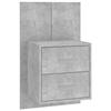 Maison Exclusive - Table de chevet murale Gris béton