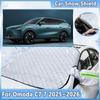 Protetor de Neve e Chuva para Carro Para Omoda C7 7 T1GC 2025 2026 Para-brisa Dianteiro Protetor Solar Capa Anti-geada à Prova de Neve Acessórios de Proteção