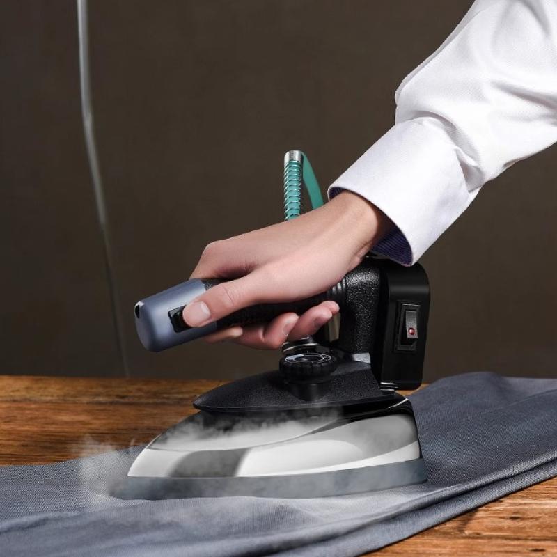 220V Steam Iron High Power Industrial Ironing Clothing Dry Cleaning Curtain Shop