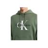 Calvin Klein Monologue Letter Print Hooded Pullover Long Sleeve Sweatshirt Men sweatshirt Green J325245-LLP