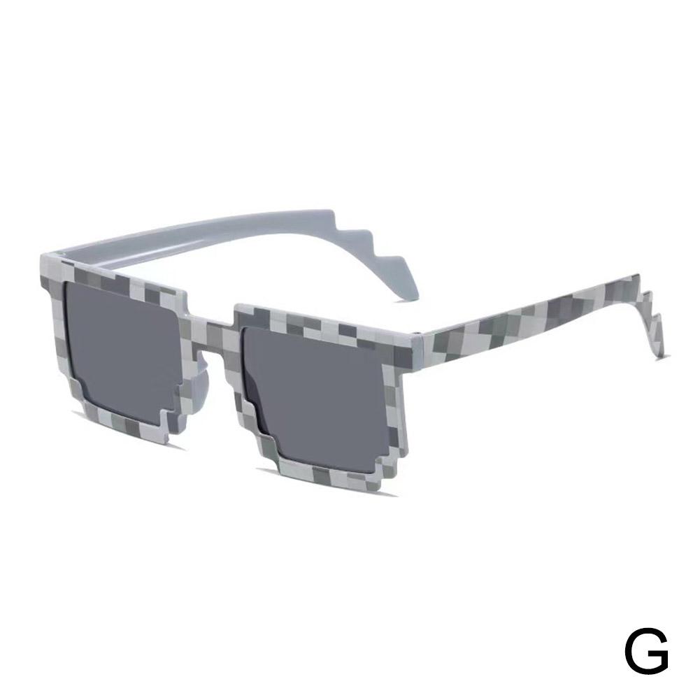 Sun Glasses Hot Sale Sunglasses Creeper Glasses Novelty Mosaic Funny Goggles Boys Girls Pixel Eyewear