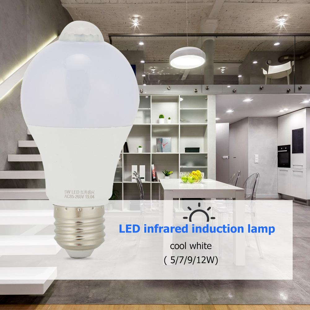 LED PIR Bulb Motion Sensor Lamp 5/7/9/12W Night Light for Home Lighting LED PIR Bulb Motion Sensor Lamp 5/7/9/12W Night Light for Home Lighting