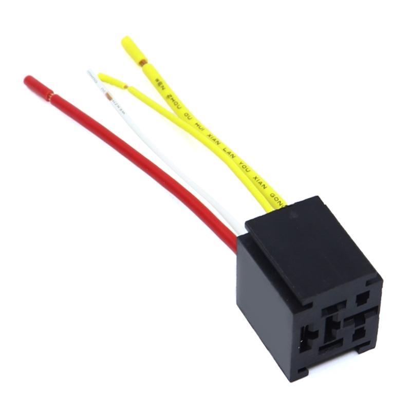 

Heavy Duty Long Lasting 80A Relays Socket Wiring Harness Cord for High Current Devices Various Vehicle Models and Brands