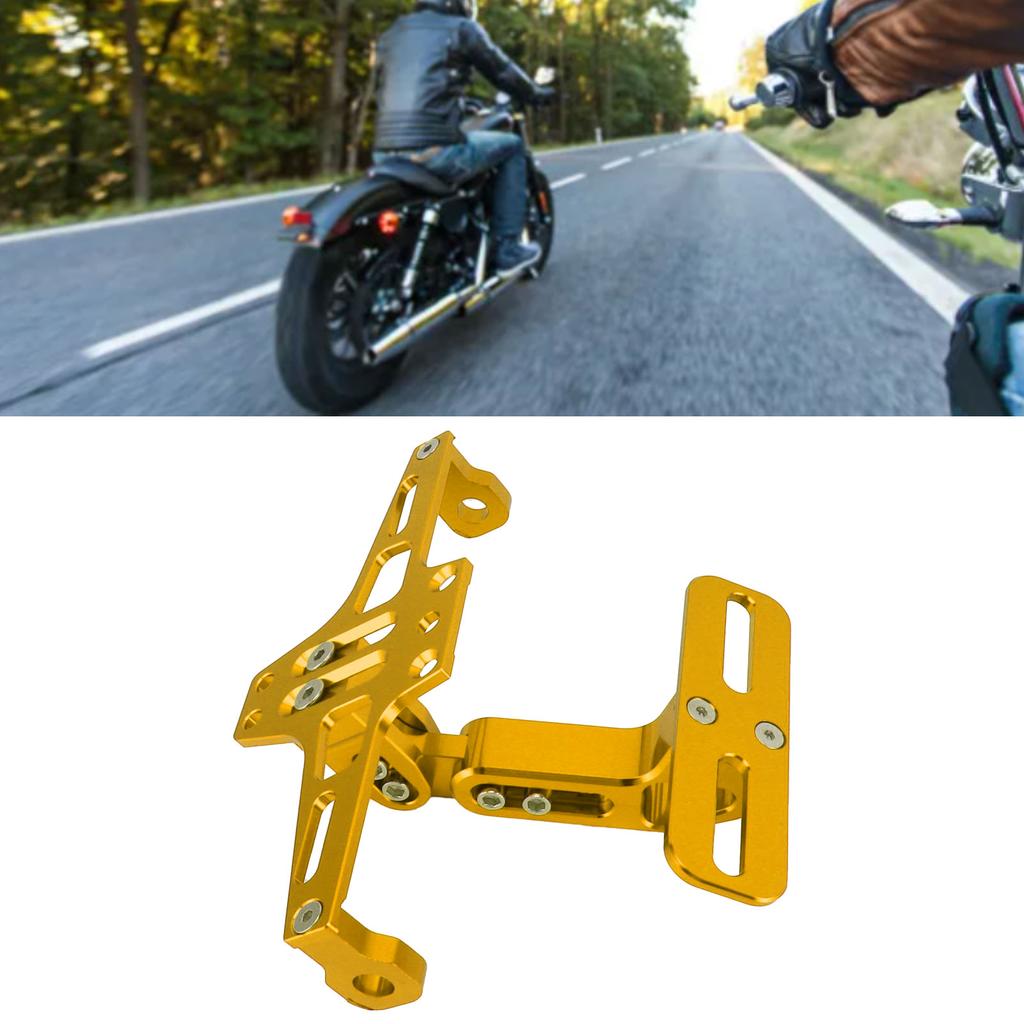 Motorcycle License Plate Bracket CNC Aluminium Alloy Motorcycle License Plate Holder