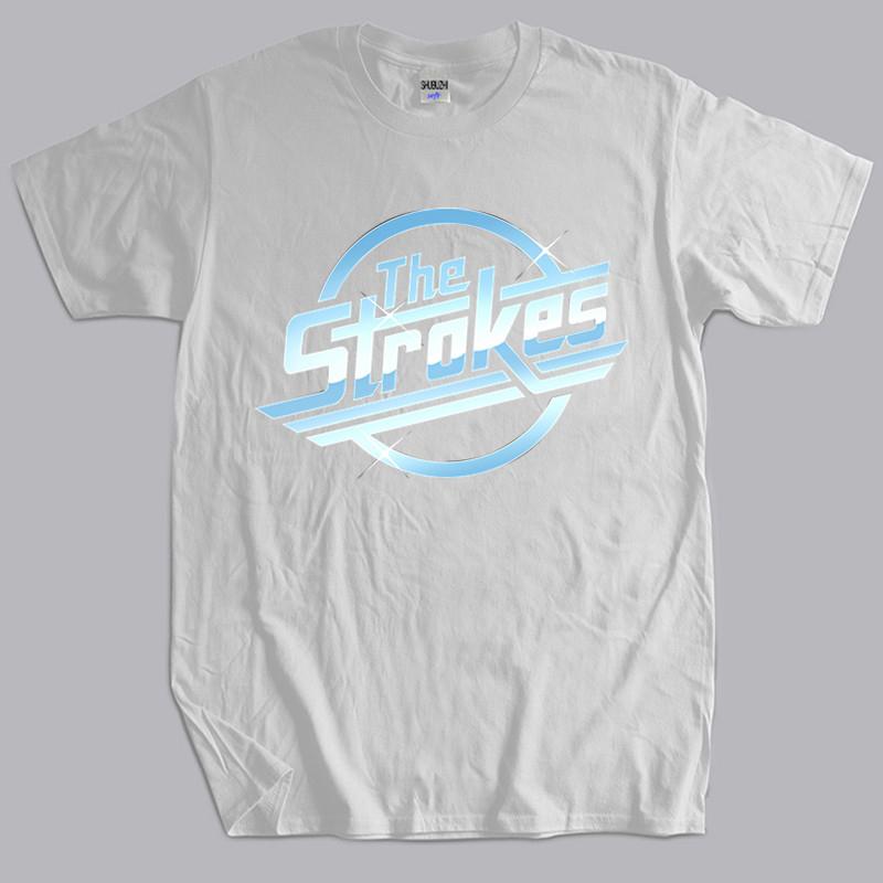 

Unisex Cotton T Shirt Summer Tops The Strokes T Shirt Unisex Indie Rock Band Tshirt Women Homme Black Tshirt plus size 4XL