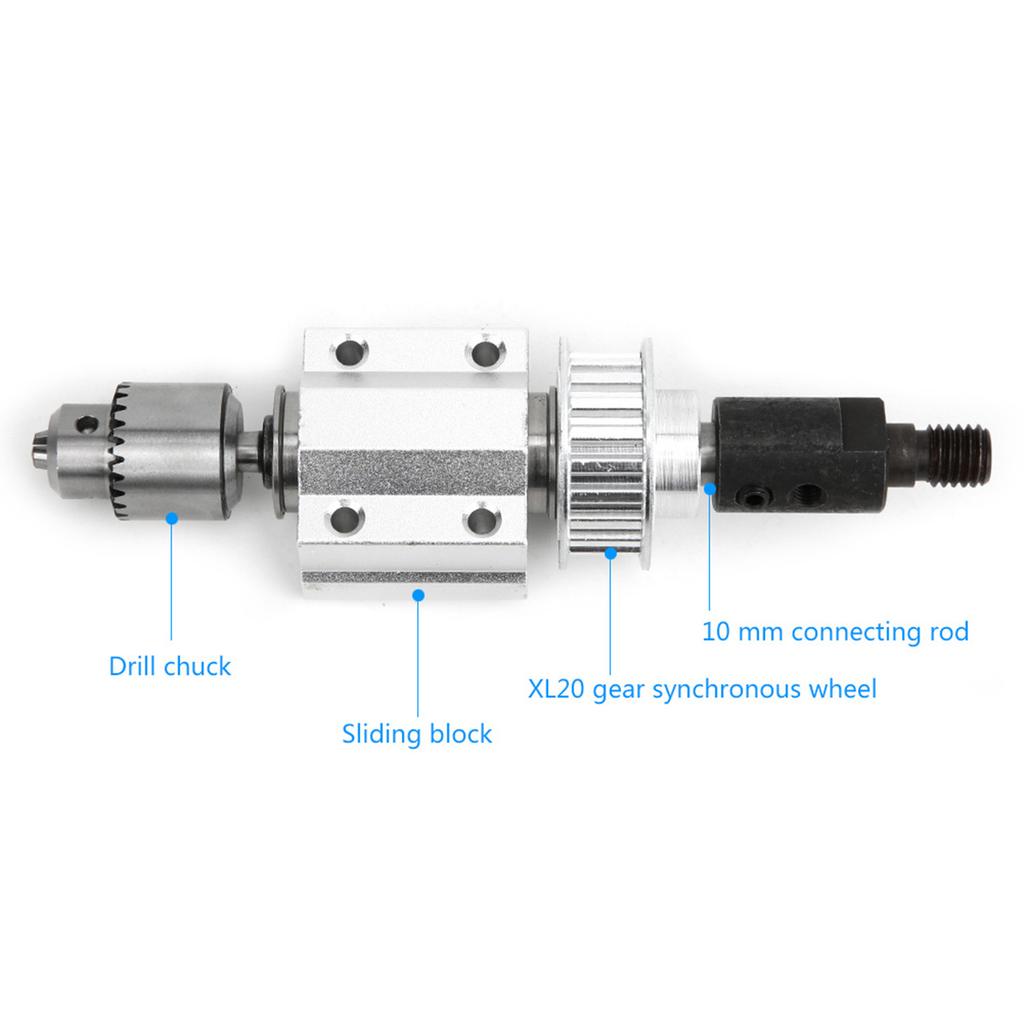 Unpowered Spindle Assembly DIY Woodworking Cutting Table Drill Accessory JTO Drill Chuck