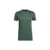 T Shirts Men's Green Crew Neck Moderate Straight Fit GP7658