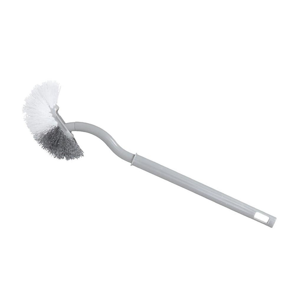 S Shaped Toilet Brush Hanging Hole Space Saving Toilet Multifunctional Scrub Brush for Bathroom Household