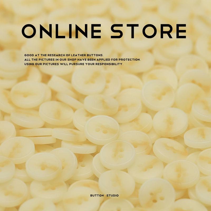 Four-Eye Resin Button Knitted Cardigan Top Sleeve Collar Buttons Clothing Accessories Shirt Accessories Accessories Buttons