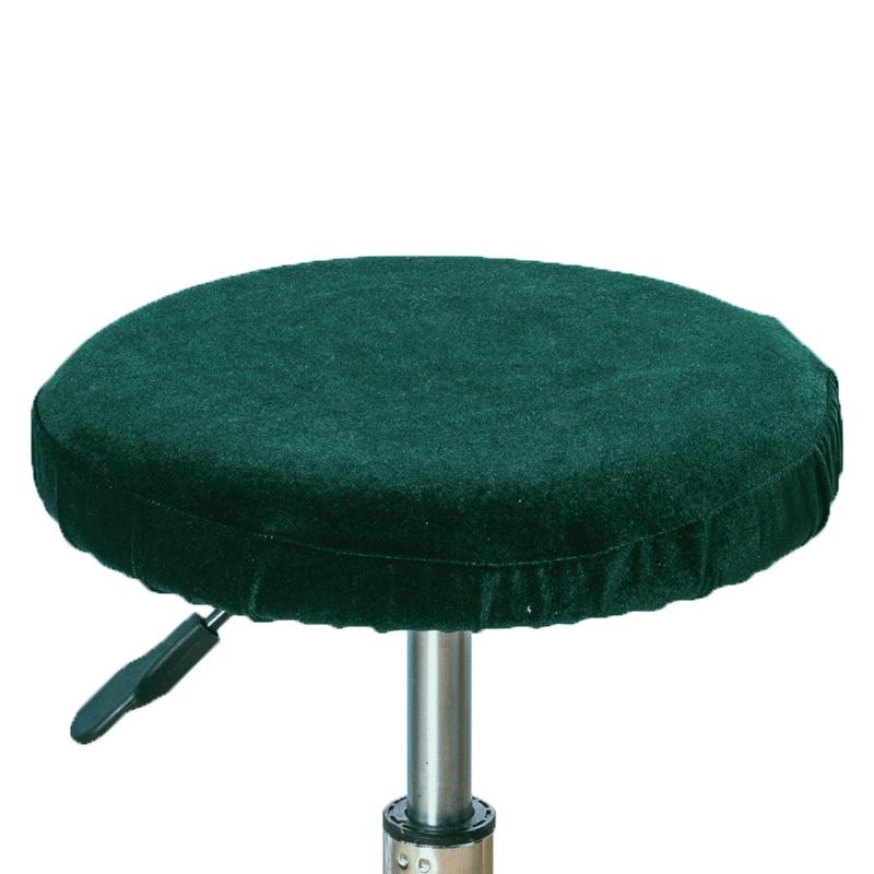 

High Quality Soft Velvet Chair Cover Bar Stool Covers Elastic Seat Cover Chair Protector Solid Color Home Chairs Slipcover