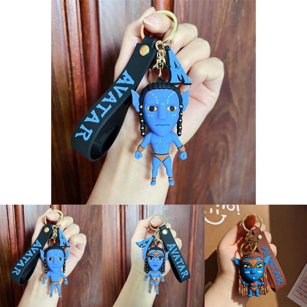 Avatar 2 Jake Sully Neytiri Pvc Keychains Figures Bag Pendant Xmas Gift