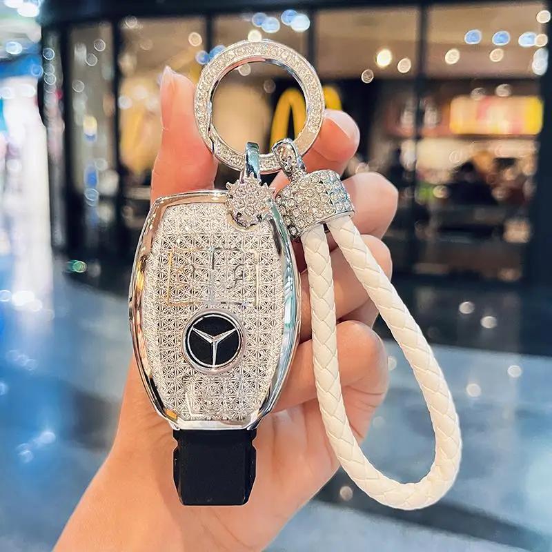 TXF4   Fashion Car Key Case Cover For Mercedes Benz A B C E Class GLS GLA GLK GLC CLS CLA AMG W204 W205 W212 W463 W176 Keychain Fob