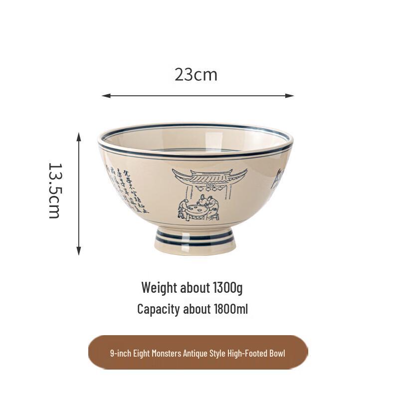 Ceramic Noodle & Soup Bowl