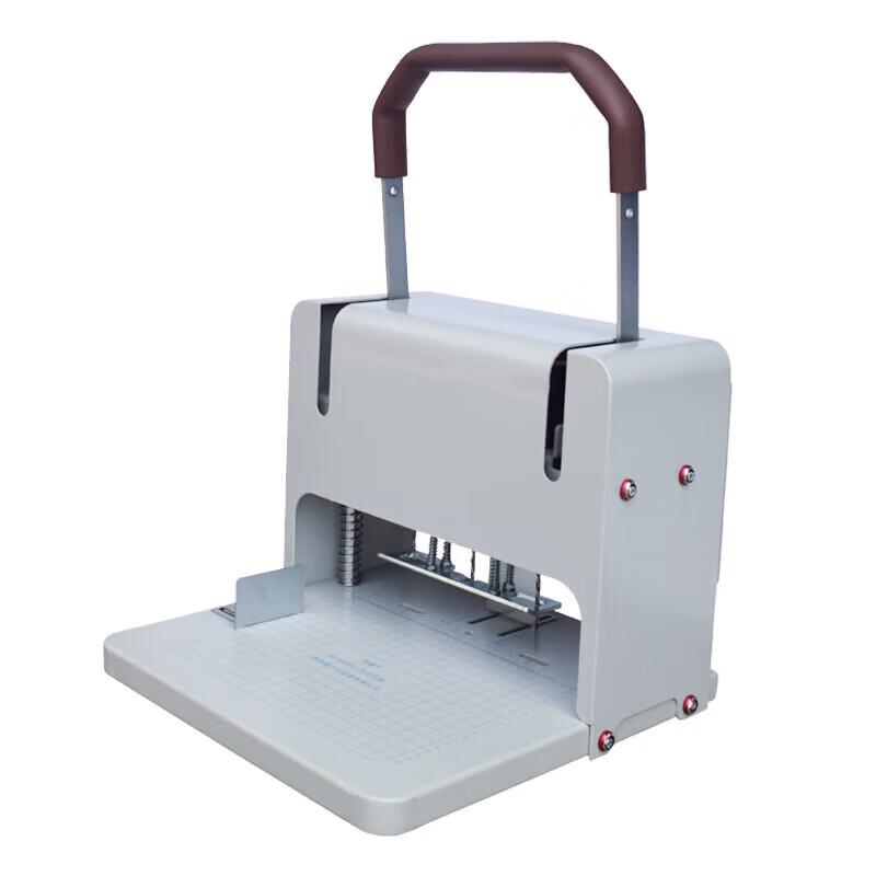 Qiyan QY-6550A Adjustable Margin Electric 3-Hole Punch CN Plug (adapter Included)