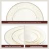 Marguerite Pure White Bone China Dinnerware Set