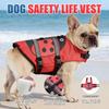 Ladybug Dog Life Vest High Buoyancy Flotation Vest Rescue Handle Adjustable Buckle for Swimming Beach Water Safety