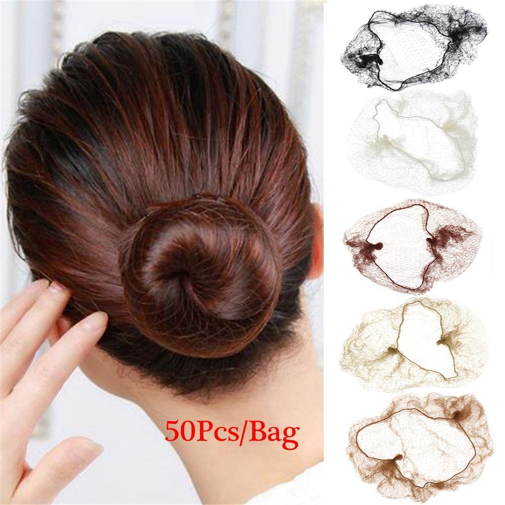 Fashion Hair Accessories Elastic Edge Ballet Snood Bun Cover Fine Mesh Wig Net Invisible Hairnet
