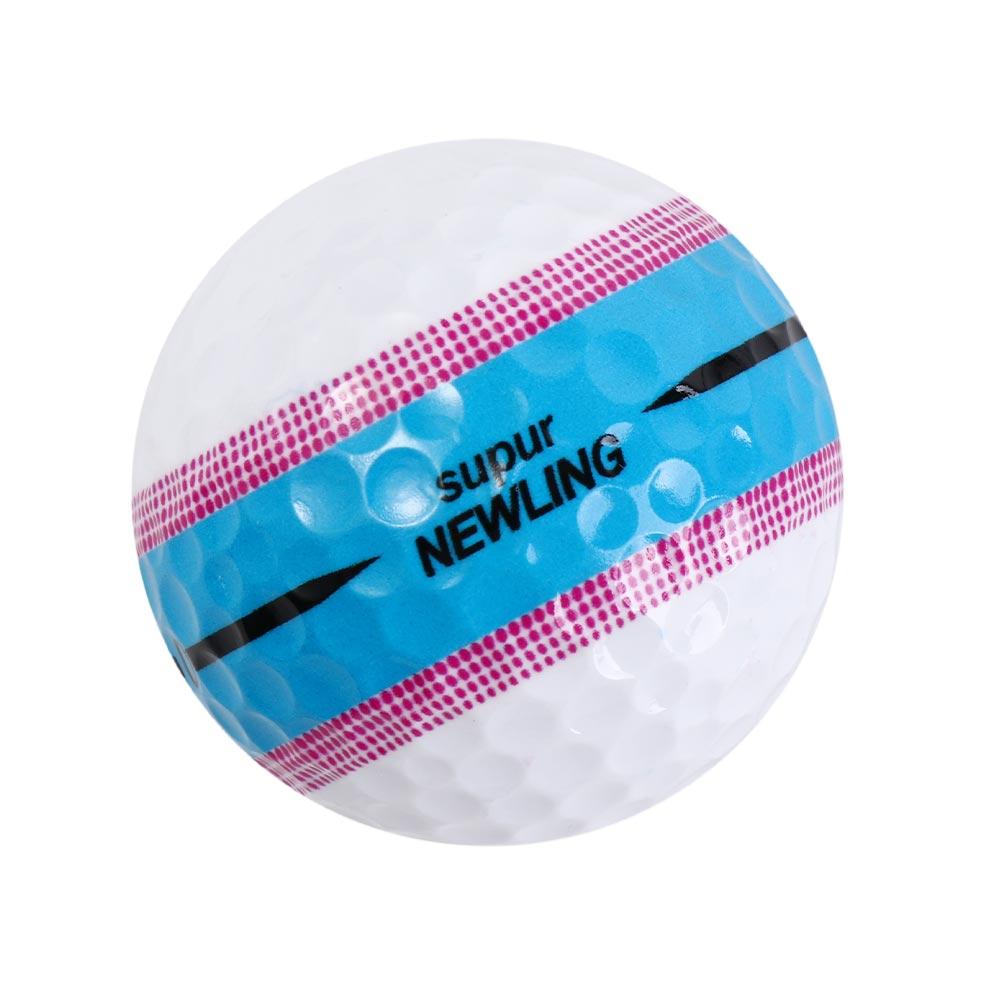 360 ° Aiming Golf Balls Three Layer Purple Golf Three Layer Ball Sky Blue Dark Blue Super Long Distance Golf Ball