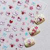 SKY 3D Cartoon Cat & Star Bowknot Nail Art Stickers