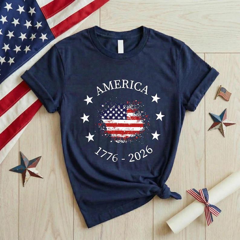Stars And Stripes Shirt America 250 Freedom Since 1776 Unisex T-Shirt S