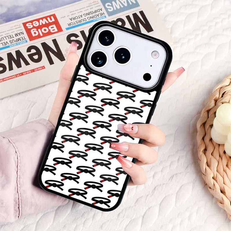 Coque de téléphone souple Judo Jiu Jitsu BJJ Pour IPhone 17 16e 15 14 13 12 11 Pro Max Air Mini Housse de protection souple