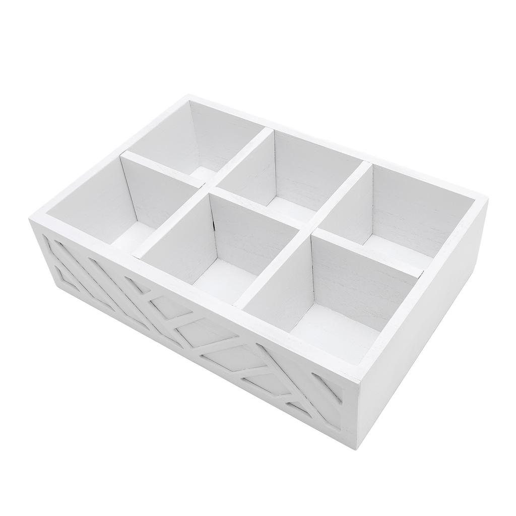 Coffee Bar Organizer Wood Coffee Station Organizer for Counter Coffee Pod Syrup Holder Tea Condiment Organizer