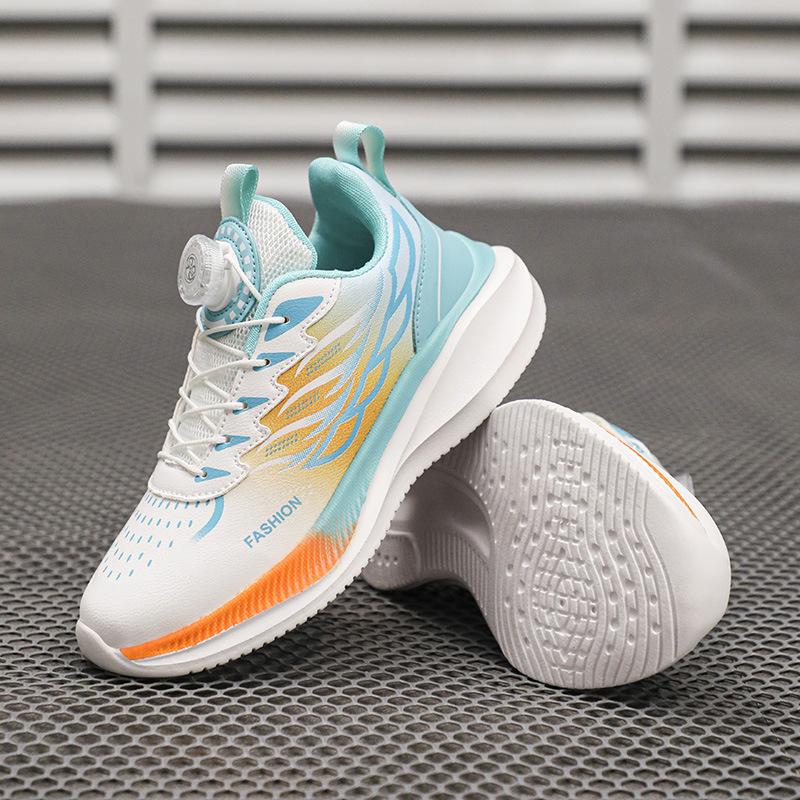 Boys Shoes Mesh Breathable Autumn 2025 New Children's Sports Shoes Physical Education Class Middle School Older Boys Primary School Students