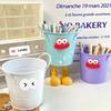New Big Mouth Pencil Holder DIY Cartoon Pencil Case Round Large Capacity Pen Container Students Stationery