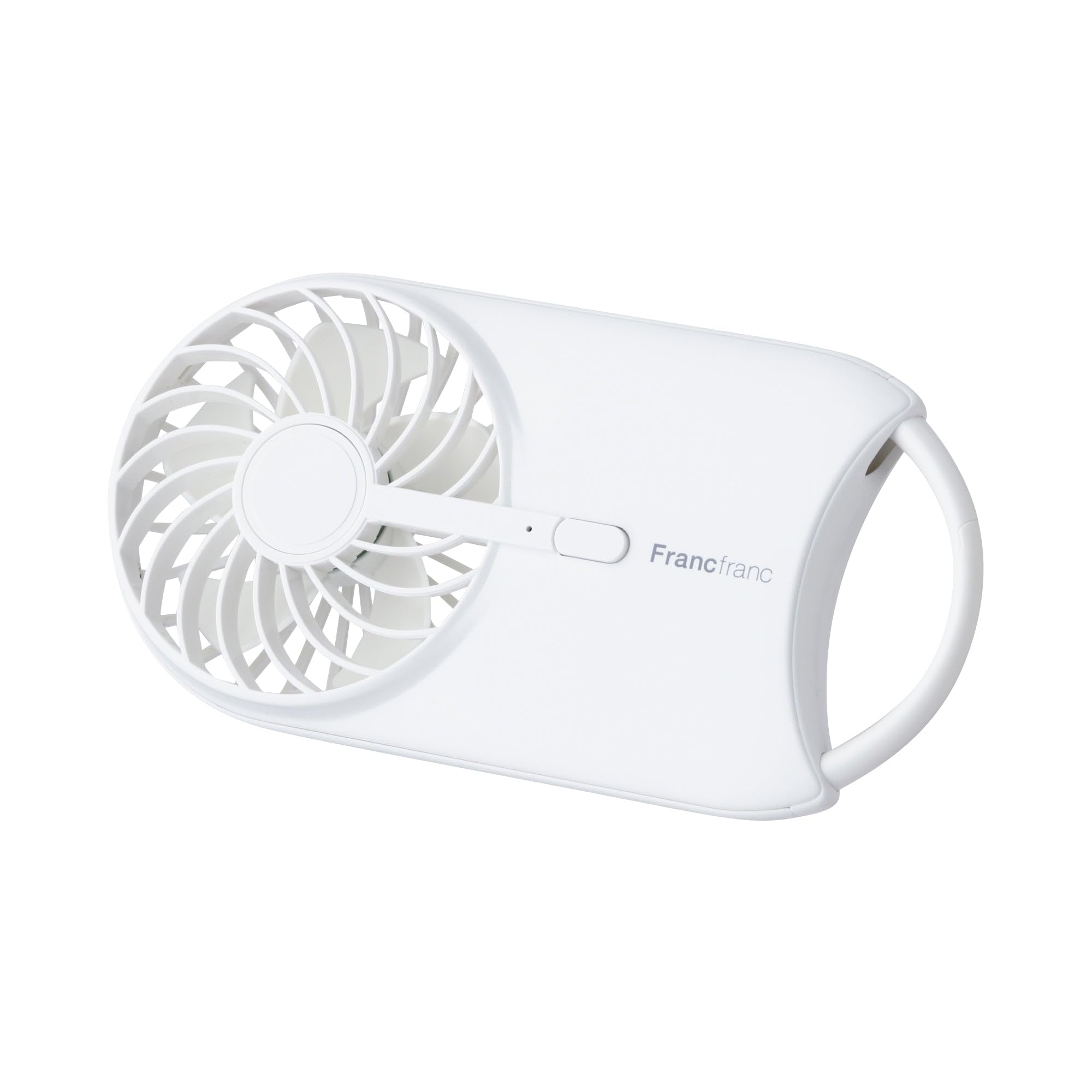 

Francfranc Fre Carry Portable Fan with 3 Airflow USB and Compatible [2024 Model] Fan, White, Slim, Settings, Charging, Type-C білий