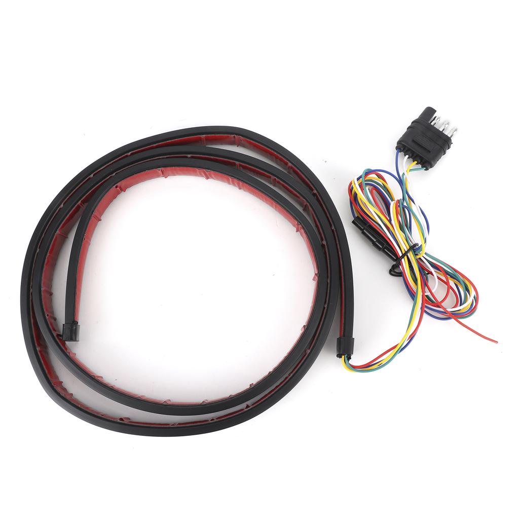 60in LED Tailgate Lamp Bar Running Light 3 Row Chips IP65 Waterproof 12‑24V Universal