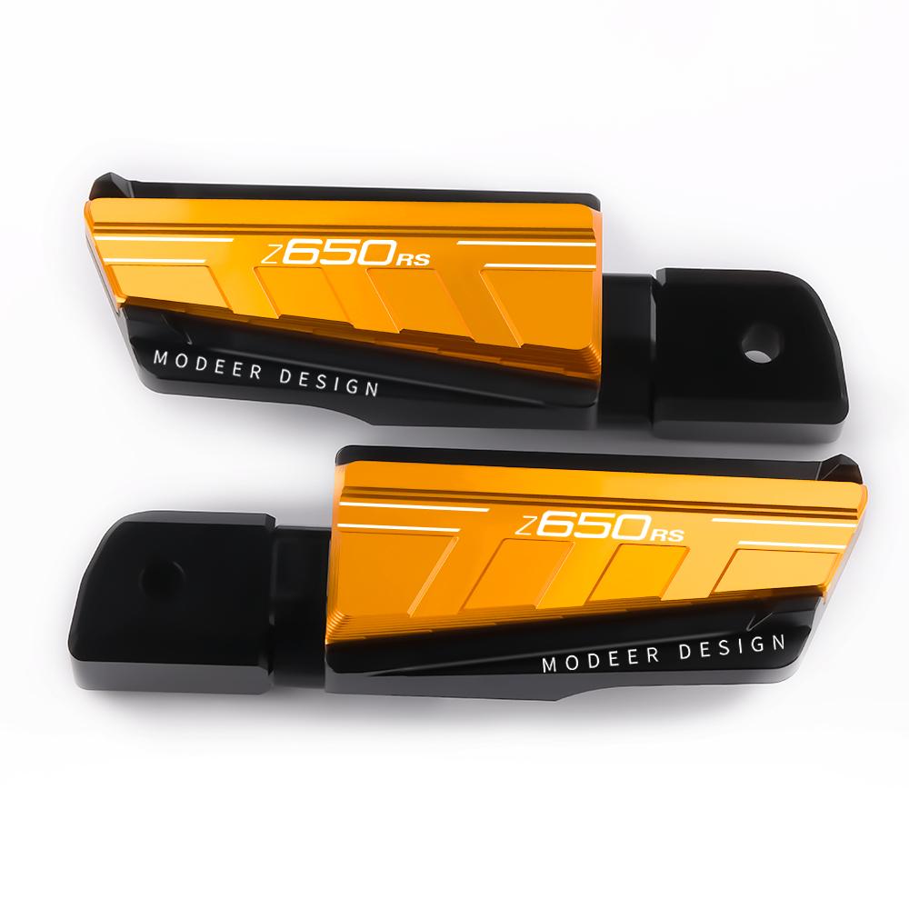 CNC Aluminum Rear Footrest Foot Pegs Foot Rest Pedals Motorcycle Accessories For KAWASAKI Z650RS Z 650RS Z650 RS 2022