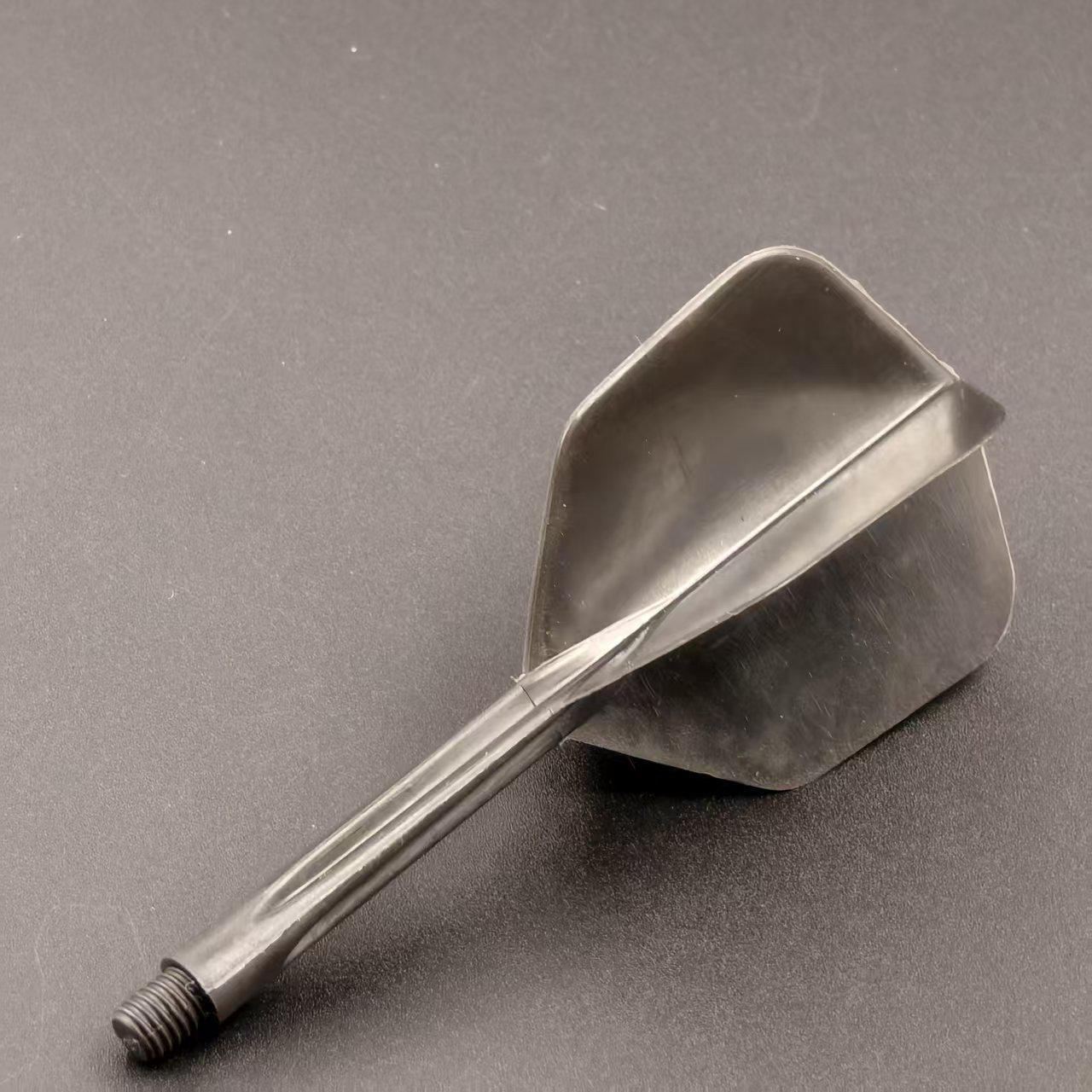 

Прозрачный хвост дротика со встроенным зубом 2BA — в форме крыла, прочный, устойчивый к падениям, 1,3 г. чёрный