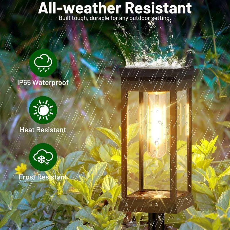 Solar Path Light Outdoor Waterproof  Landscape Lighting Suitable for Trail Terrace Lawn and Courtyard Decoration