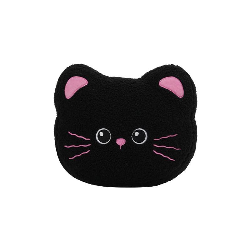 Cat Cute Bow Cartoon Animal Car Seat Cover Car Interior Cushion Decoration Set