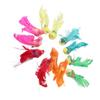 12Pcs Artificial Bird Decor Simulation Bird with Clip Decoration Ornament for Home Garden