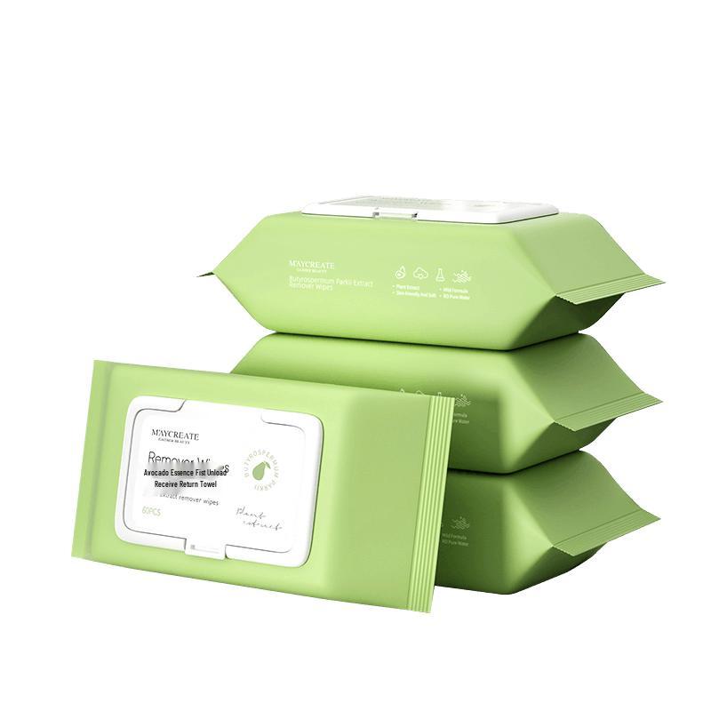 

M AYCREATE Avocado Makeup Remover Wipes