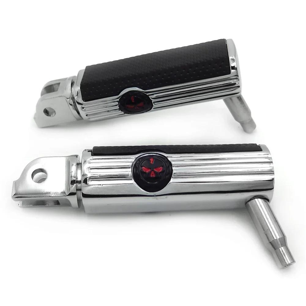 Motorcycle Defiance Rider Footpegs Black Anodized for Harley 2018-later Breakout FXBR 114 FXBRS