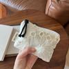 Lace Embroidered Mini Women's Makeup Bag Portable Lipstick Cosmetic Organizer Wallet