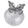 Reusable Plastic Candy Organizer With Embossed Golden Butterflies For Holiday Gift Packaging And Display