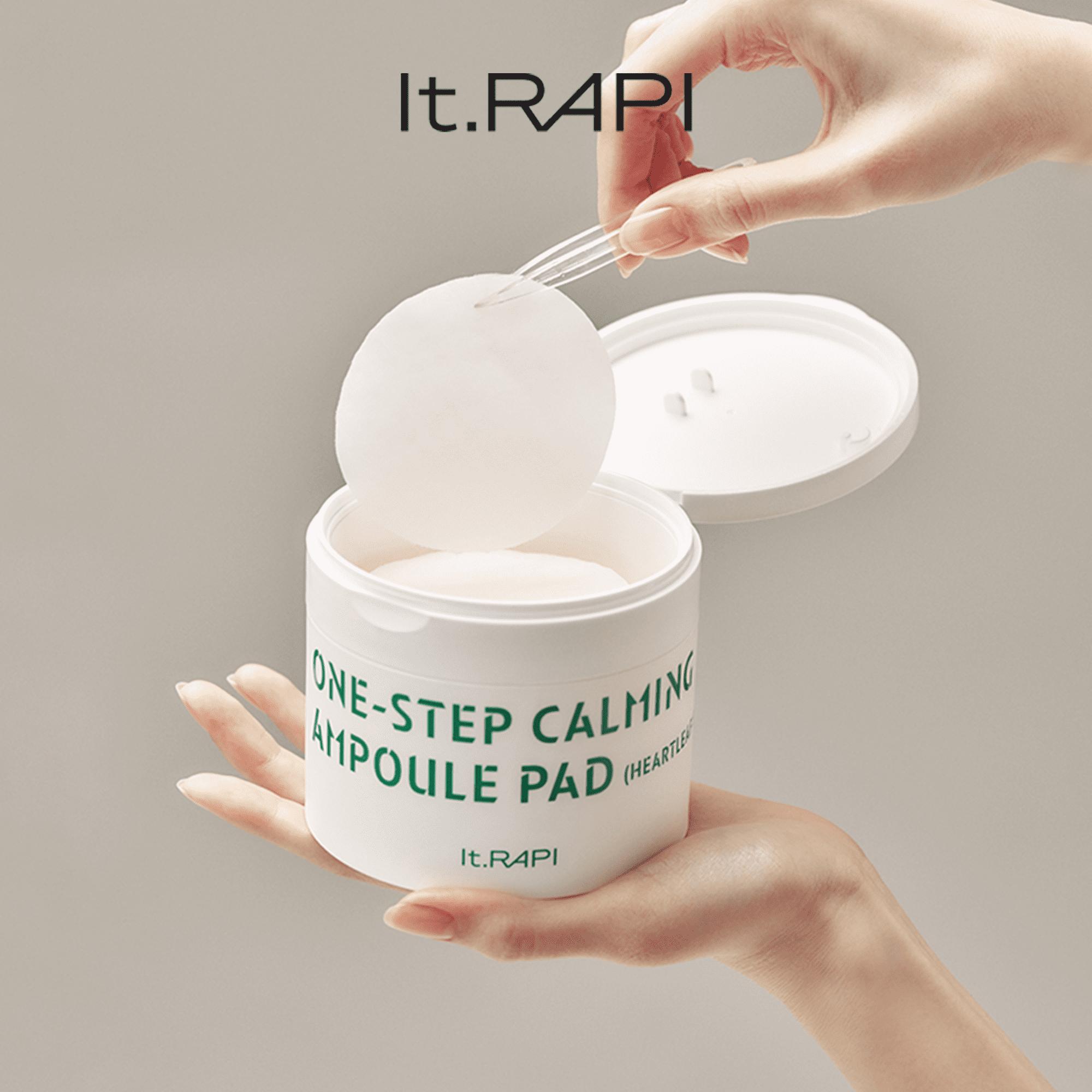 

[It.RAPI] Heartleaf 82% Успокаивающие ампульные подушечки, Увлажняющие хлопковые тонерные подушечки, Увлажняющие керамидные подушечки 50 листов/250 г